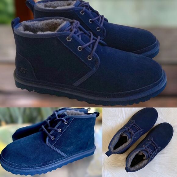 🔥 UGG Winter Snow Neumel Chukka Shearling Boots Shoes Size 12 EU 45 - Picture 2 of 12